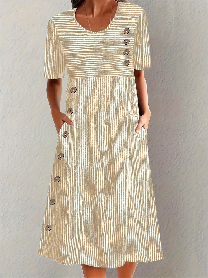 Sofia | Randig Sommardress