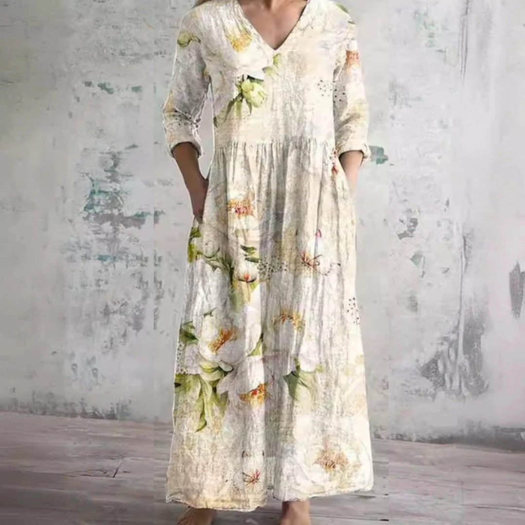 Anne | Blommig Sommarklänning