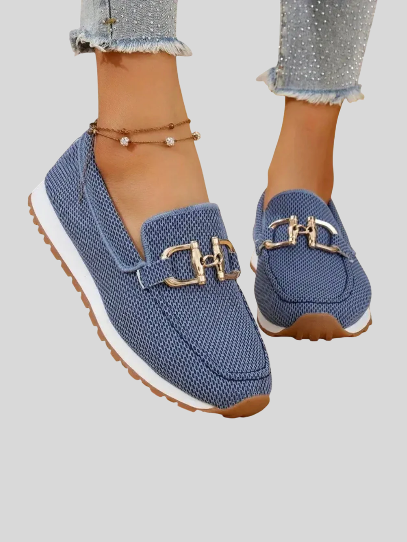 Nina | Hästbit Detalj Komfort Äkta Läder Loafers
