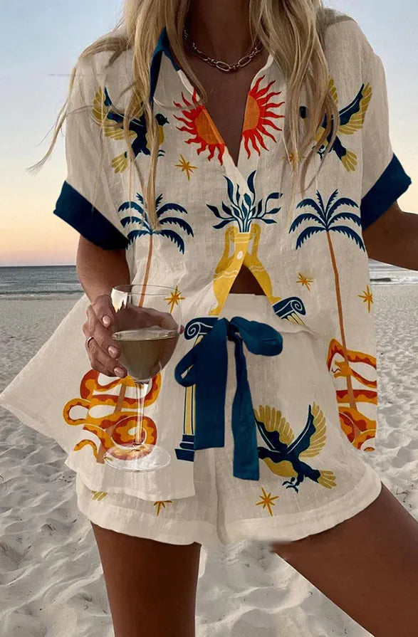 Quenna | Färgstarkt Strandset