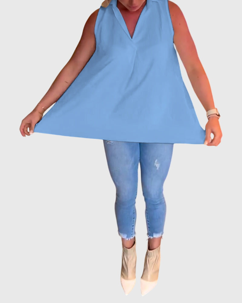 Lina | Ärmlös topp