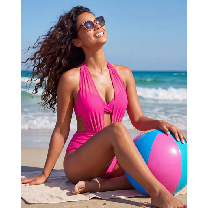Sage | 2-i-1 hög midja Tummy Control Bikini