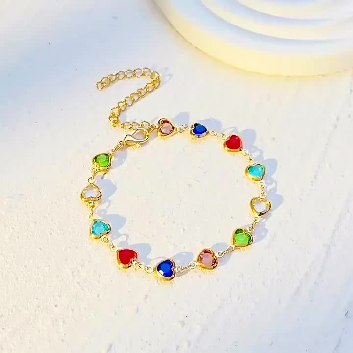 Unik hjärtformad armband