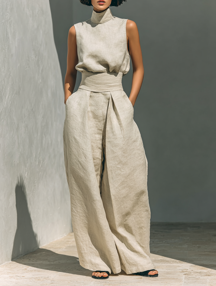 Julia | Komplett set med topp & vida byxor