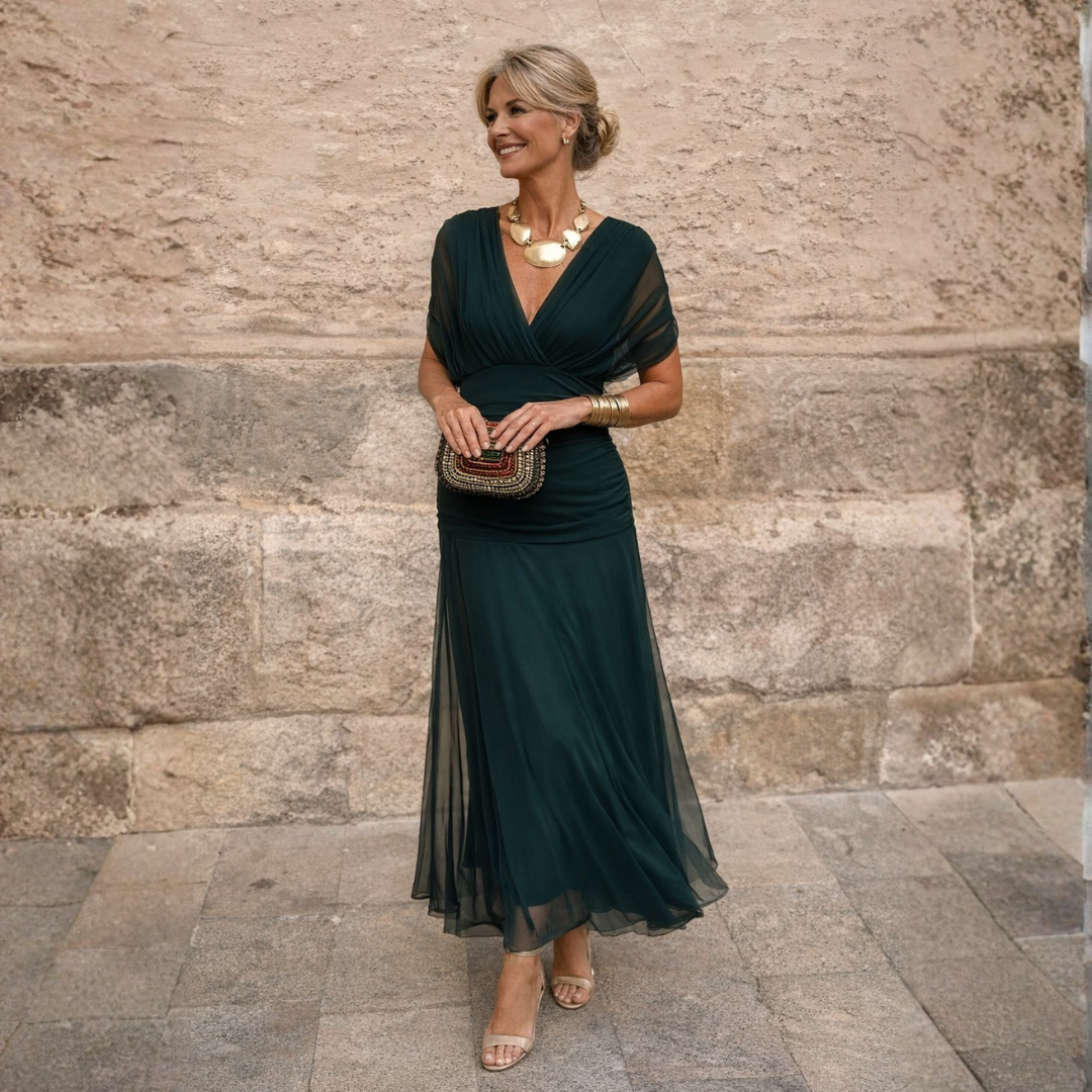 Malou | Off Shoulder Maxi Klänning