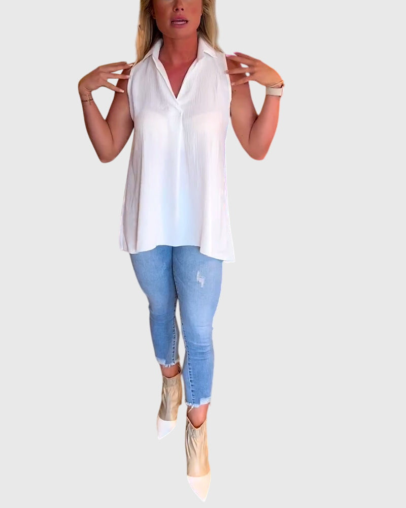 Lina | Ärmlös topp