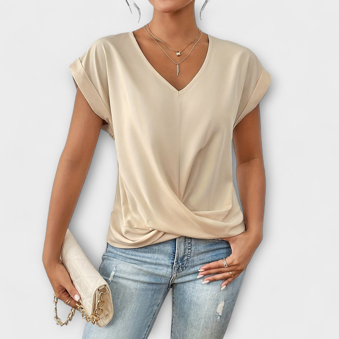 Carlinda | Elegant V-ringad Topp