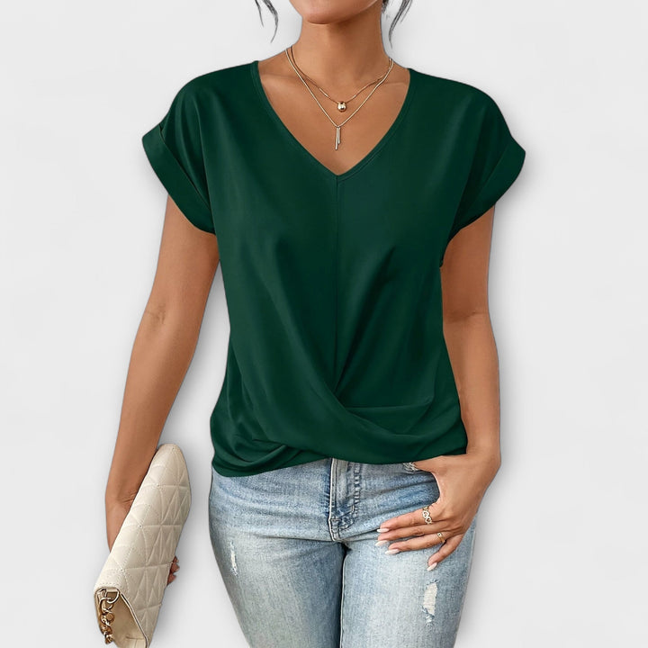 Carlinda | Elegant V-ringad Topp