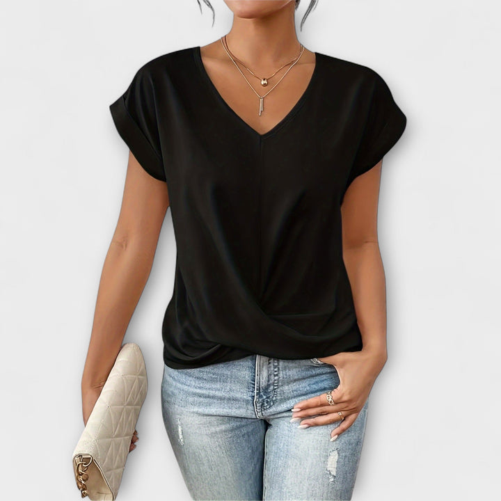 Carlinda | Elegant V-ringad Topp