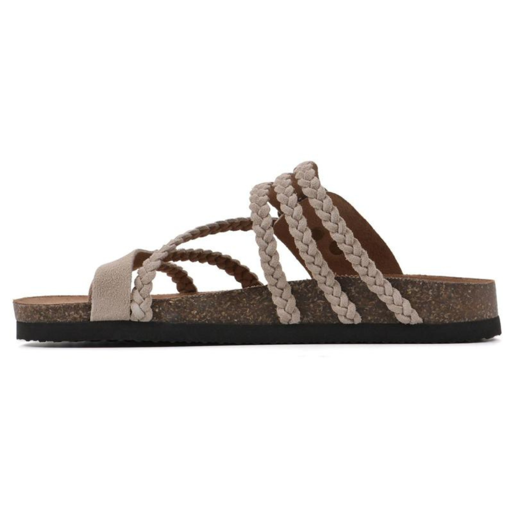 Danika | Eleganta flätade sandaler