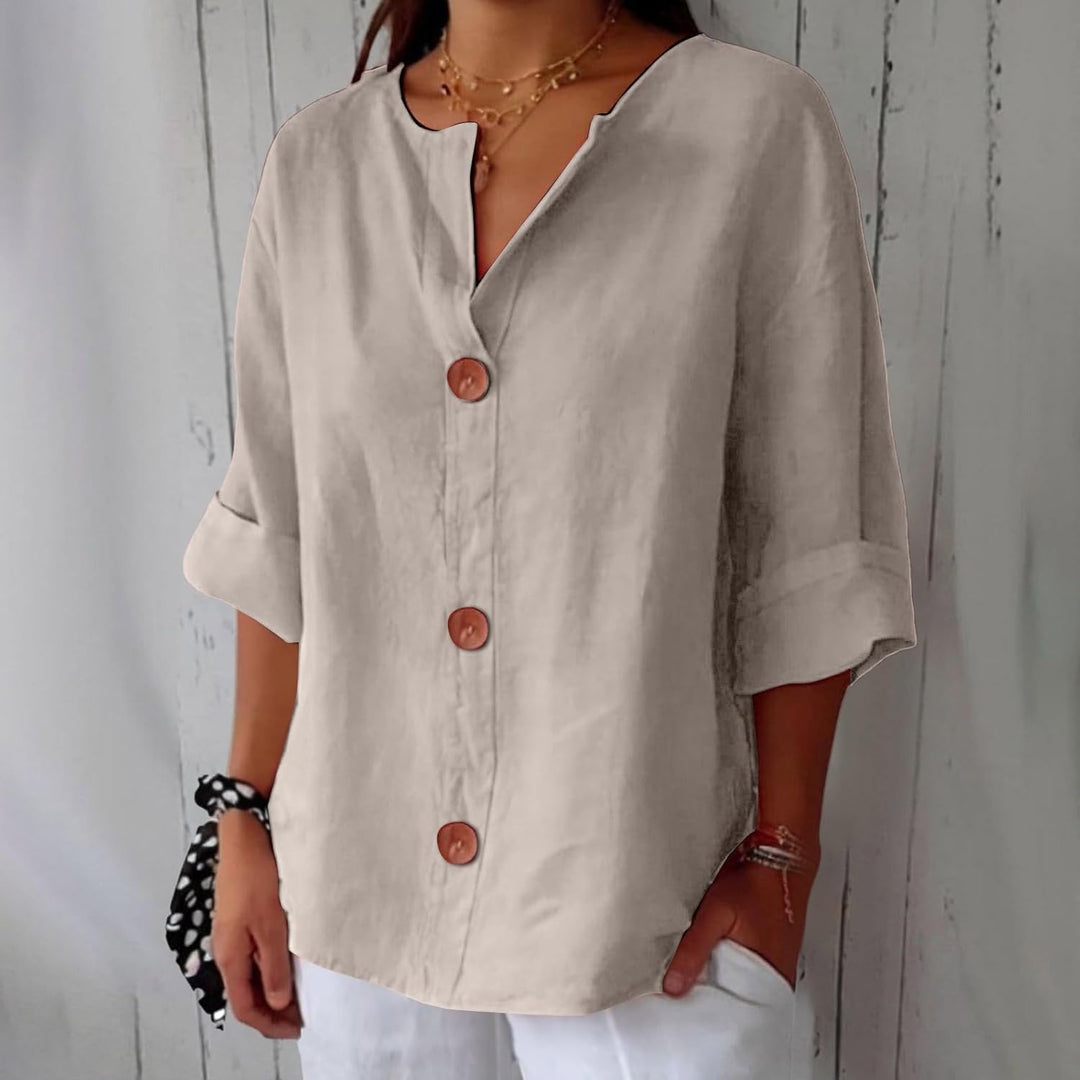 Olivia | Lätt och Loose-fitting Sommarblus