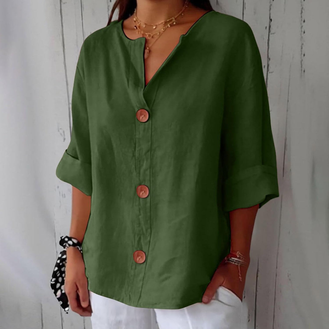Olivia | Lätt och Loose-fitting Sommarblus