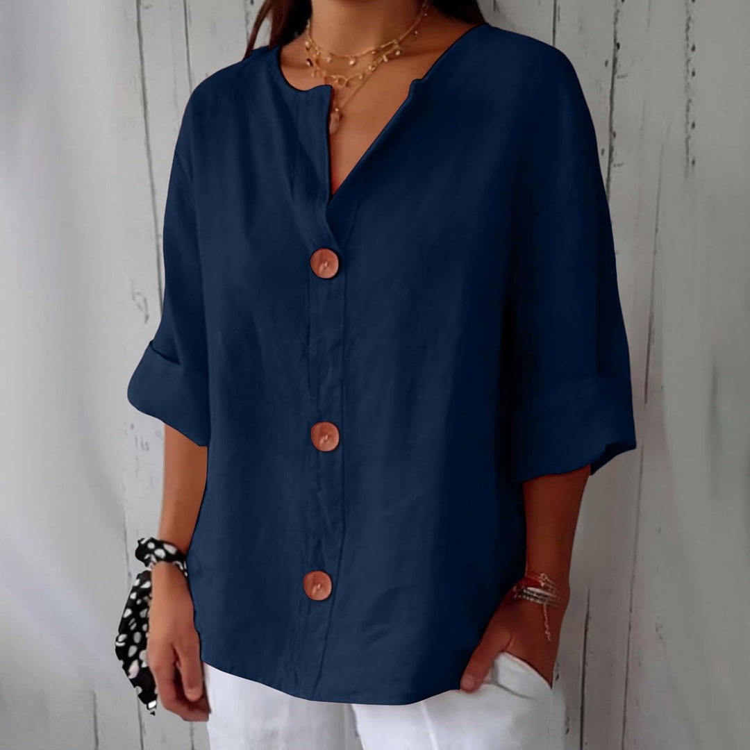 Olivia | Lätt och Loose-fitting Sommarblus
