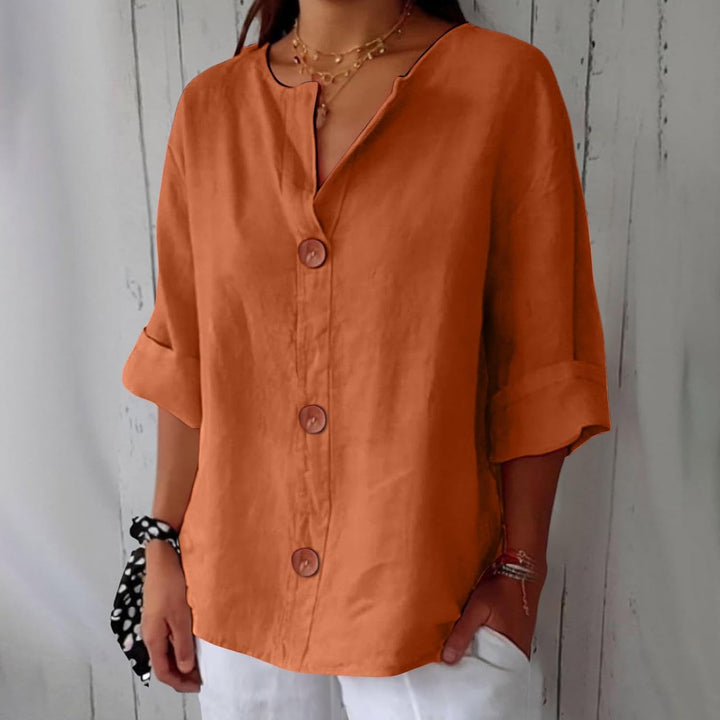 Olivia | Lätt och Loose-fitting Sommarblus