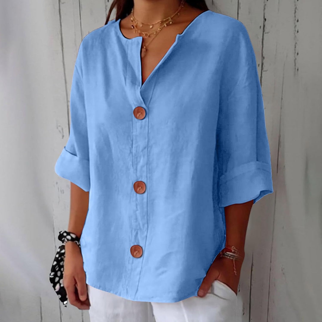 Olivia | Lätt och Loose-fitting Sommarblus