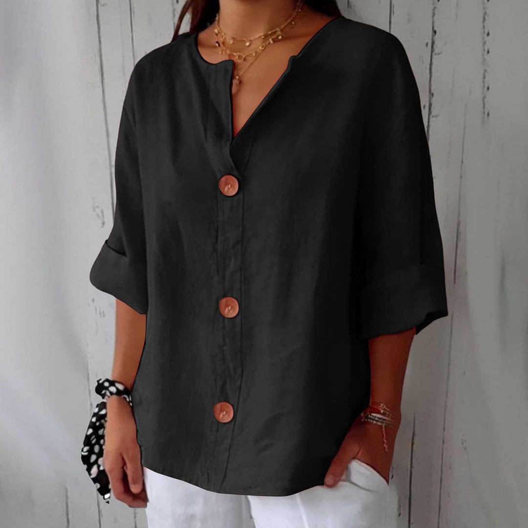 Olivia | Lätt och Loose-fitting Sommarblus