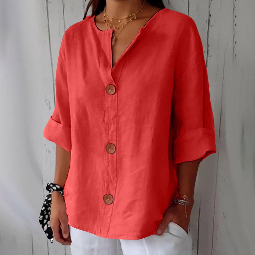 Olivia | Lätt och Loose-fitting Sommarblus