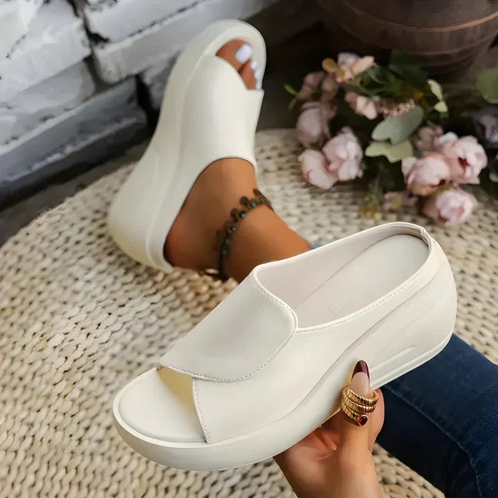 Eliza | Ortopediska Slip-on Wedge Sandaler