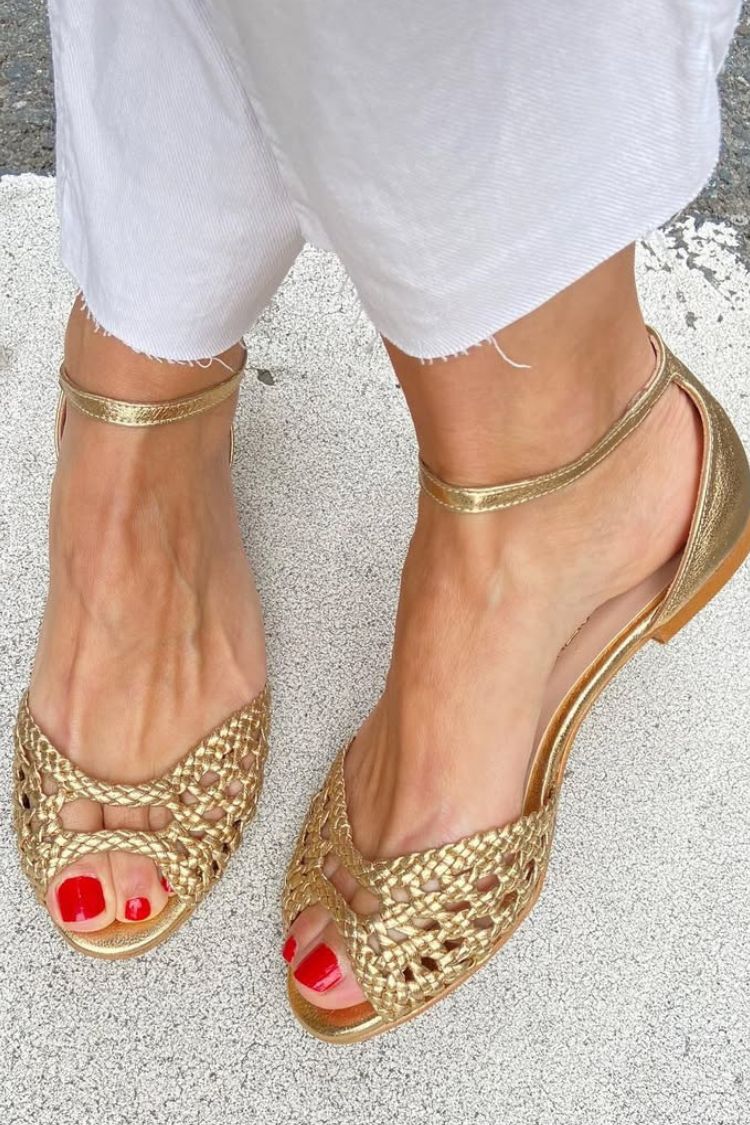 Isadora | Fina vävda sandaler