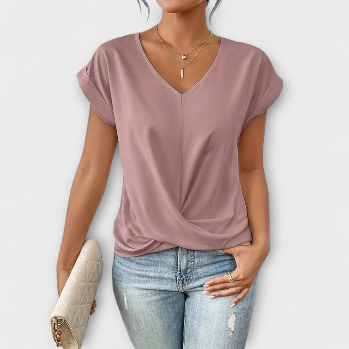 Carlinda | Elegant V-ringad Topp