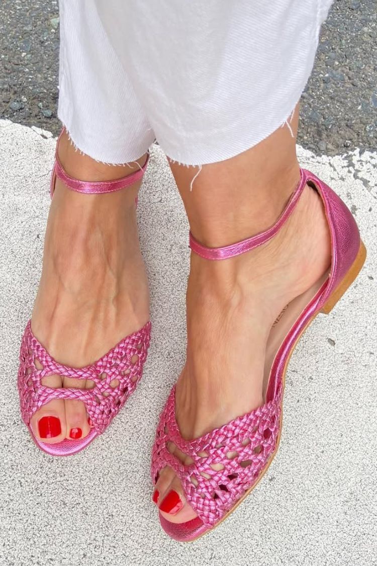 Isadora | Fina vävda sandaler