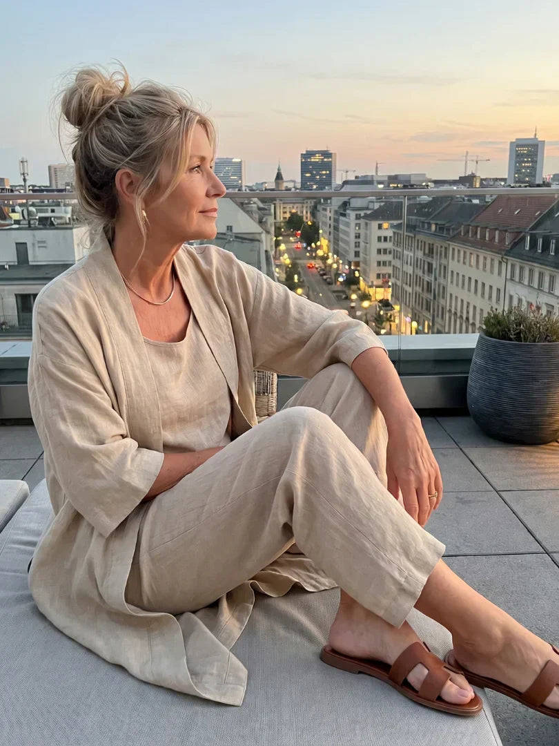 Annelie | Lätt linne-set