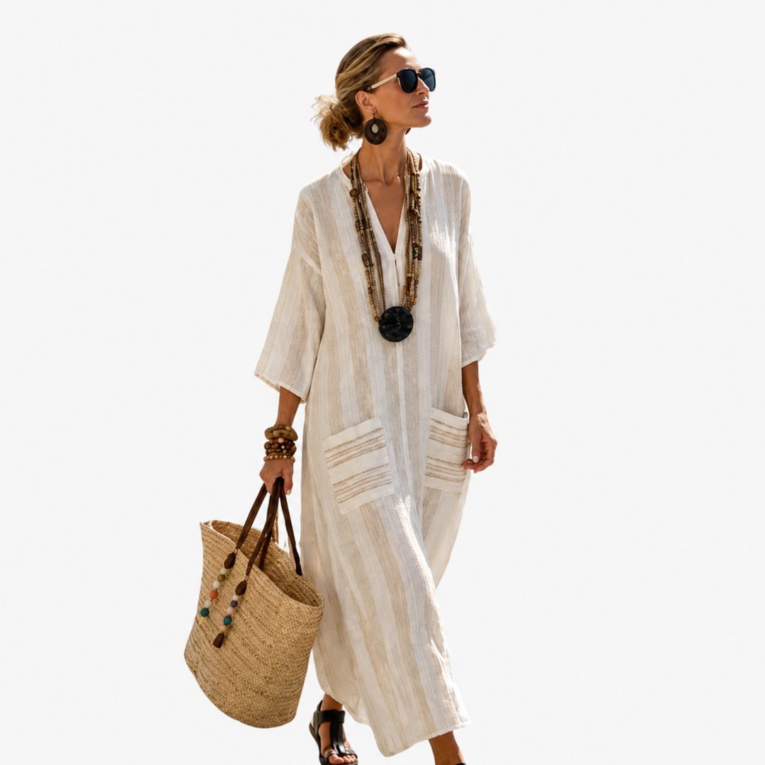Caroline | Lång Kaftan