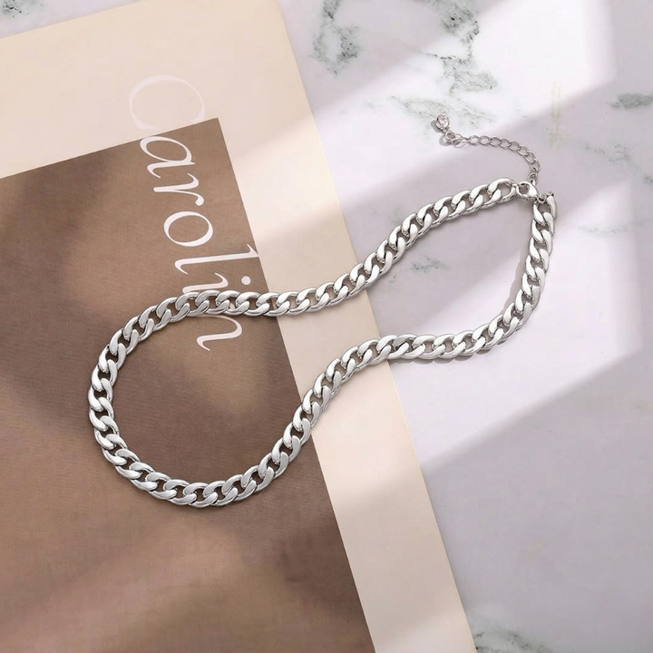 Chunky Cuban Link Necklace | Guld