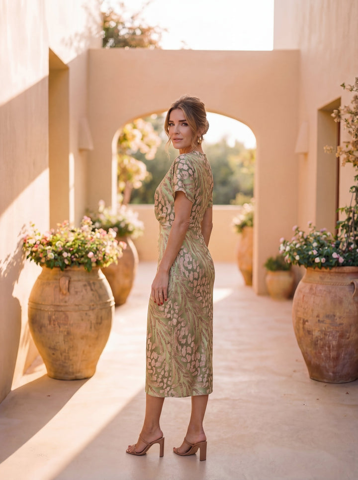 Antonella | Elegant klänning i lätt, flödande tyg