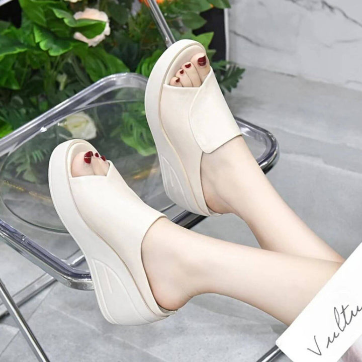 Eliza | Ortopediska Slip-on Wedge Sandaler