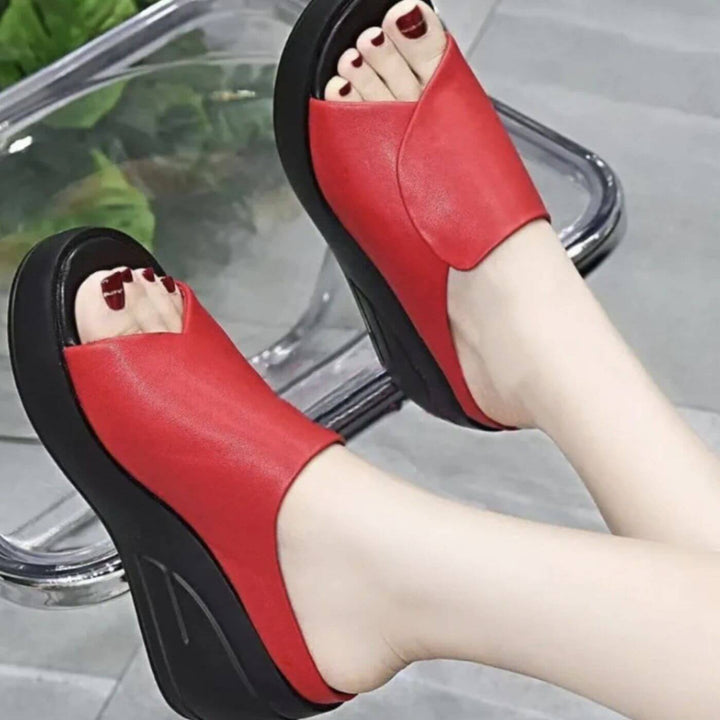 Eliza | Ortopediska Slip-on Wedge Sandaler
