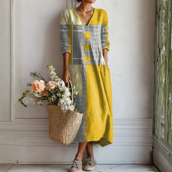 Edith | Elegant Avslappnad Klänning