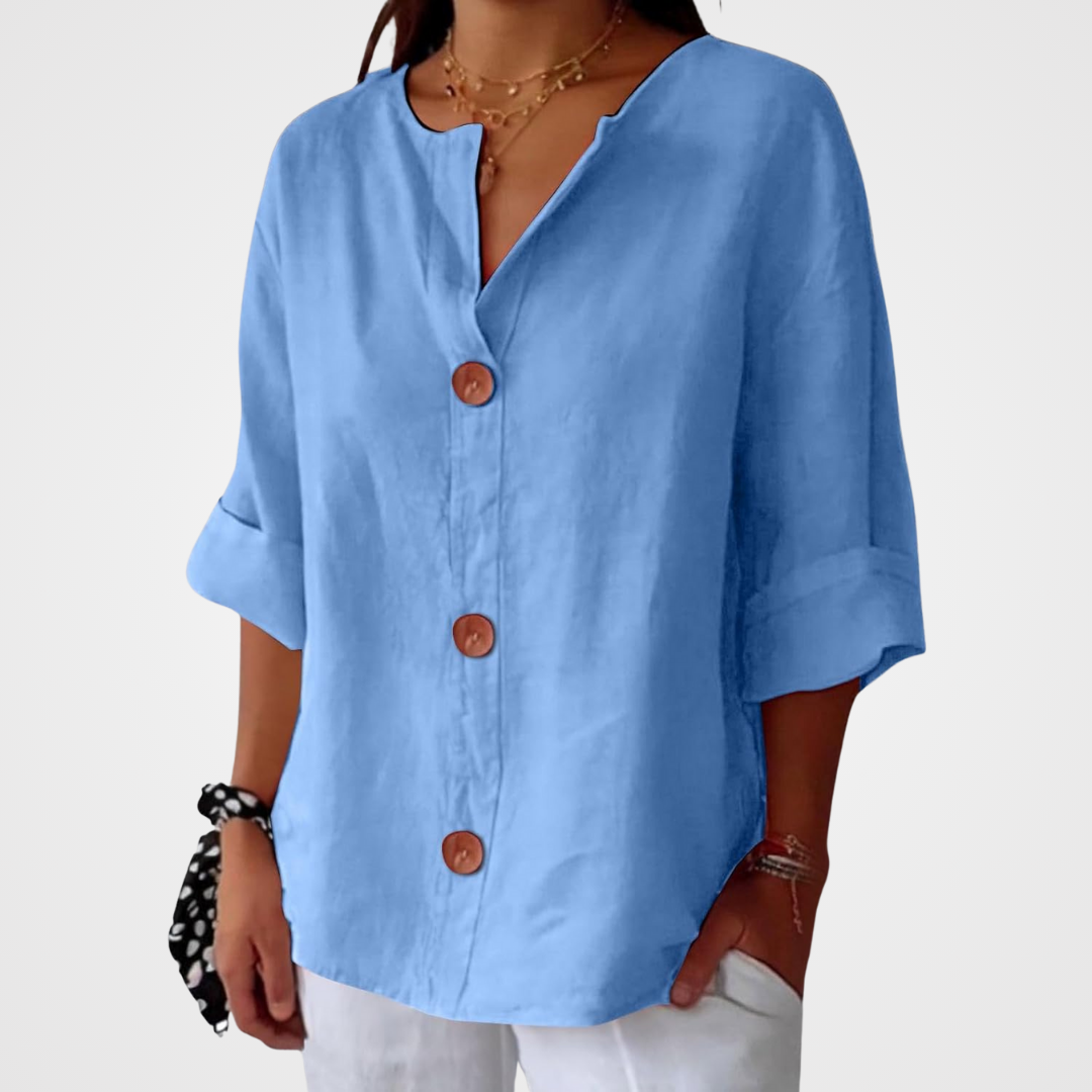 Olivia | Lätt och Loose-fitting Sommarblus