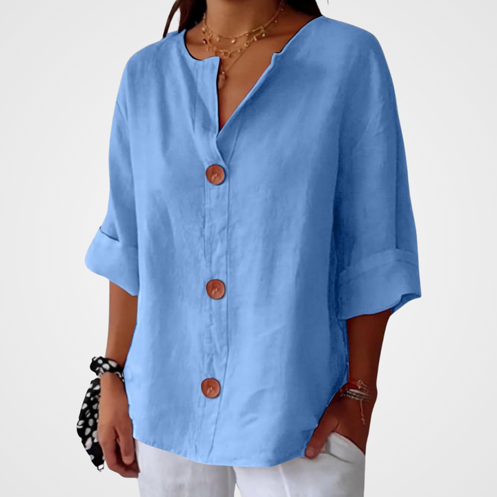 Olivia | Lätt och Loose-fitting Sommarblus