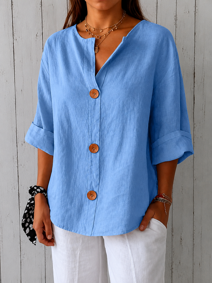 Olivia | Lätt och Loose-fitting Sommarblus