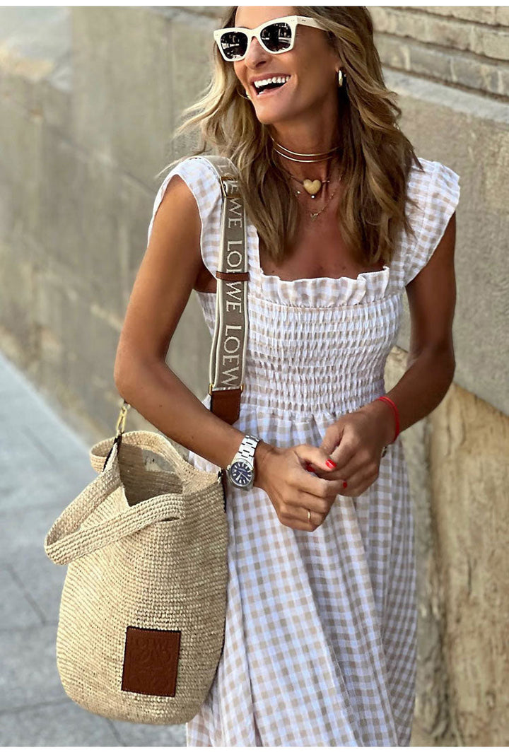 Liliane | Bohemisk casual klänning för sommar