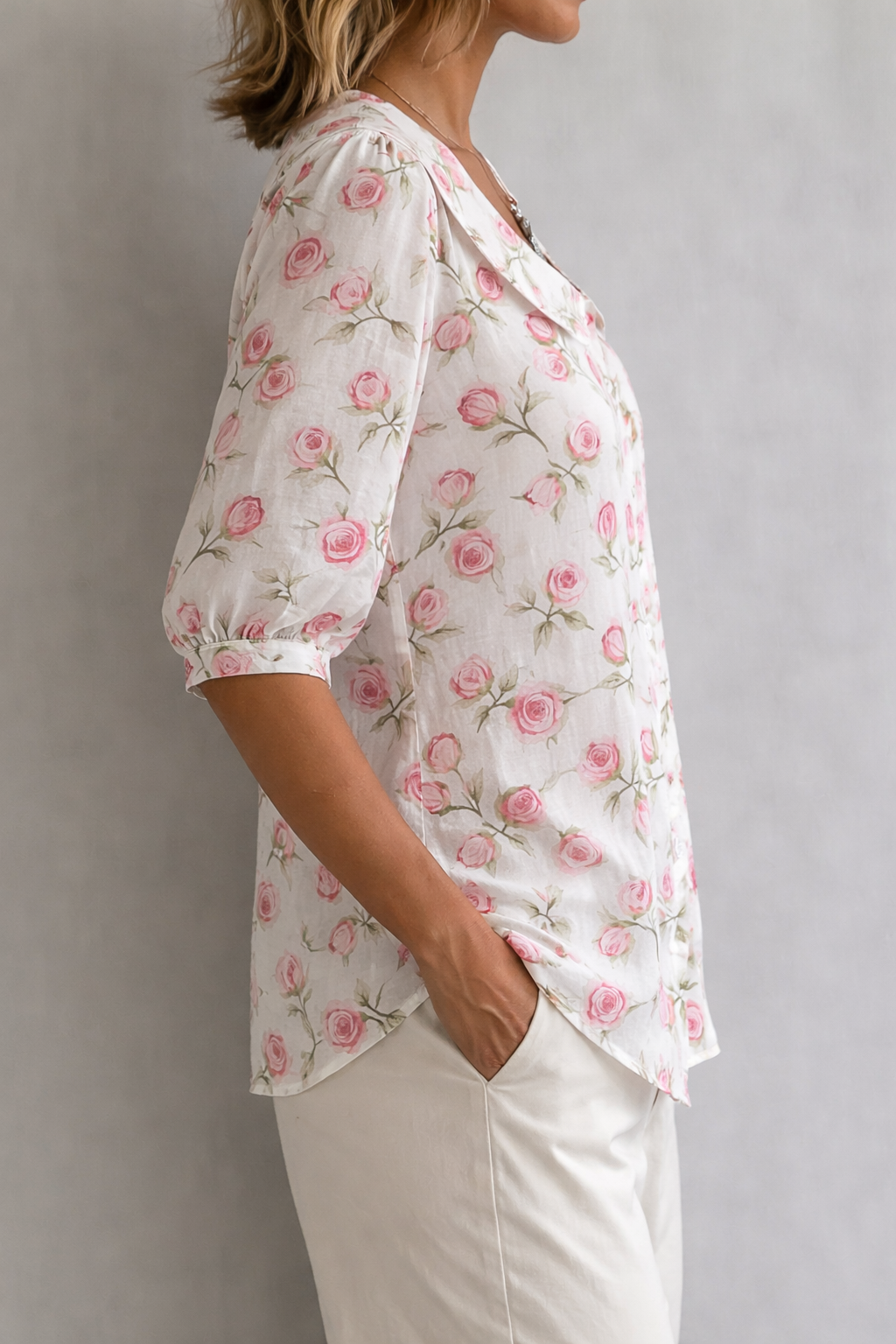 Rowella | Blommig Blus