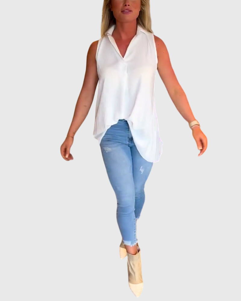 Lina | Ärmlös topp