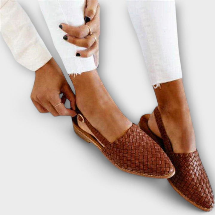 Augusta | Vävd Slingback Loafer