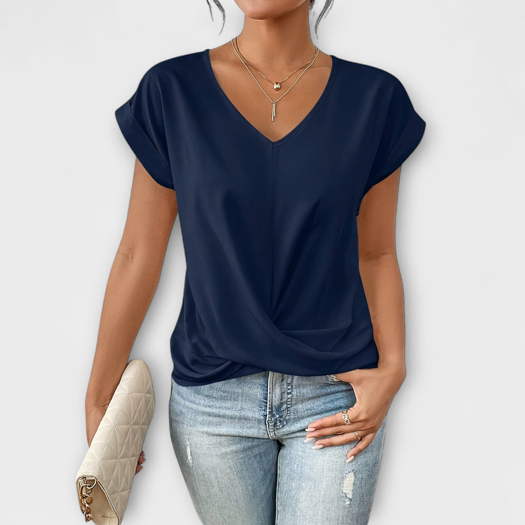 Carlinda | Elegant V-ringad Topp