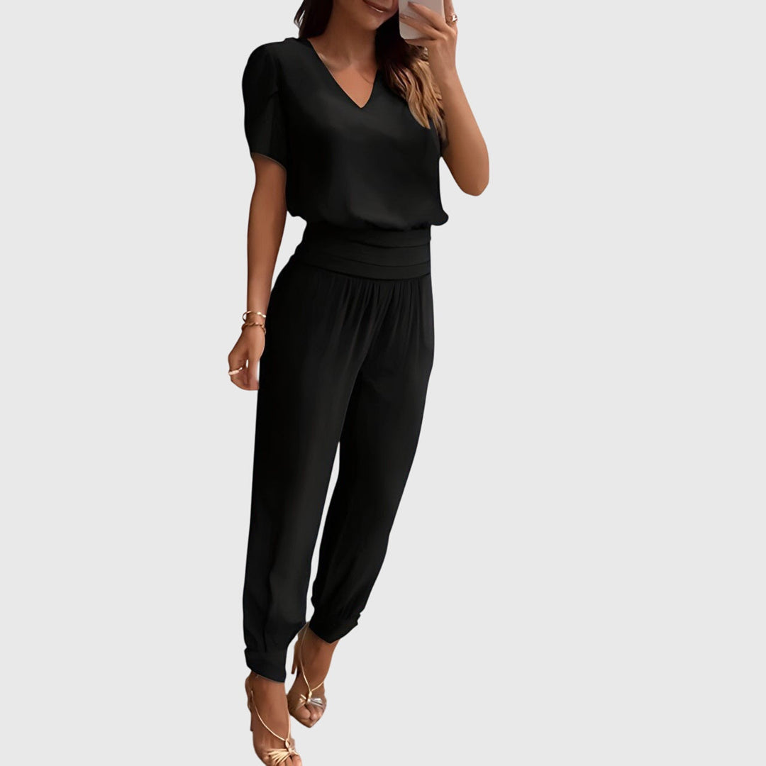 Jennifer | Stilig Blus- och Byxset