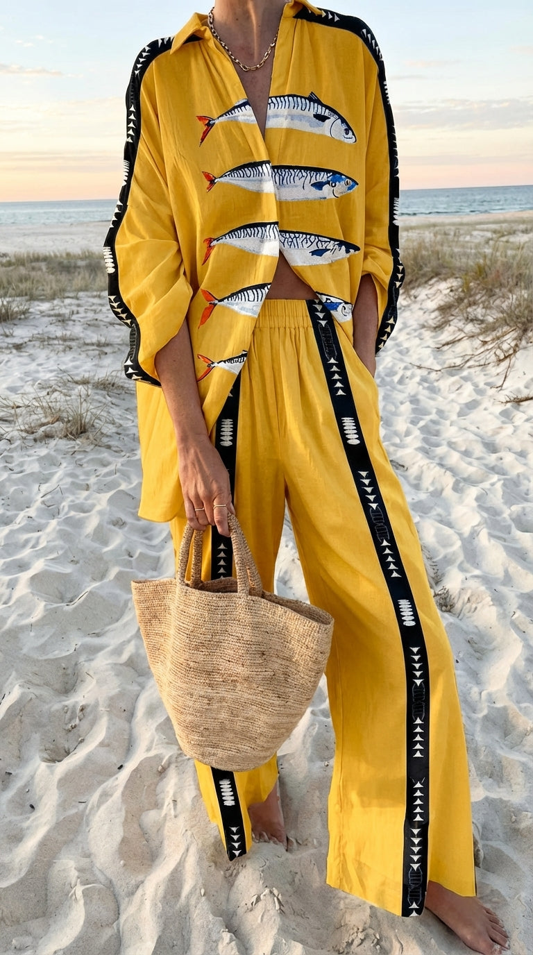 Lilian | Färgstarkt Strandset