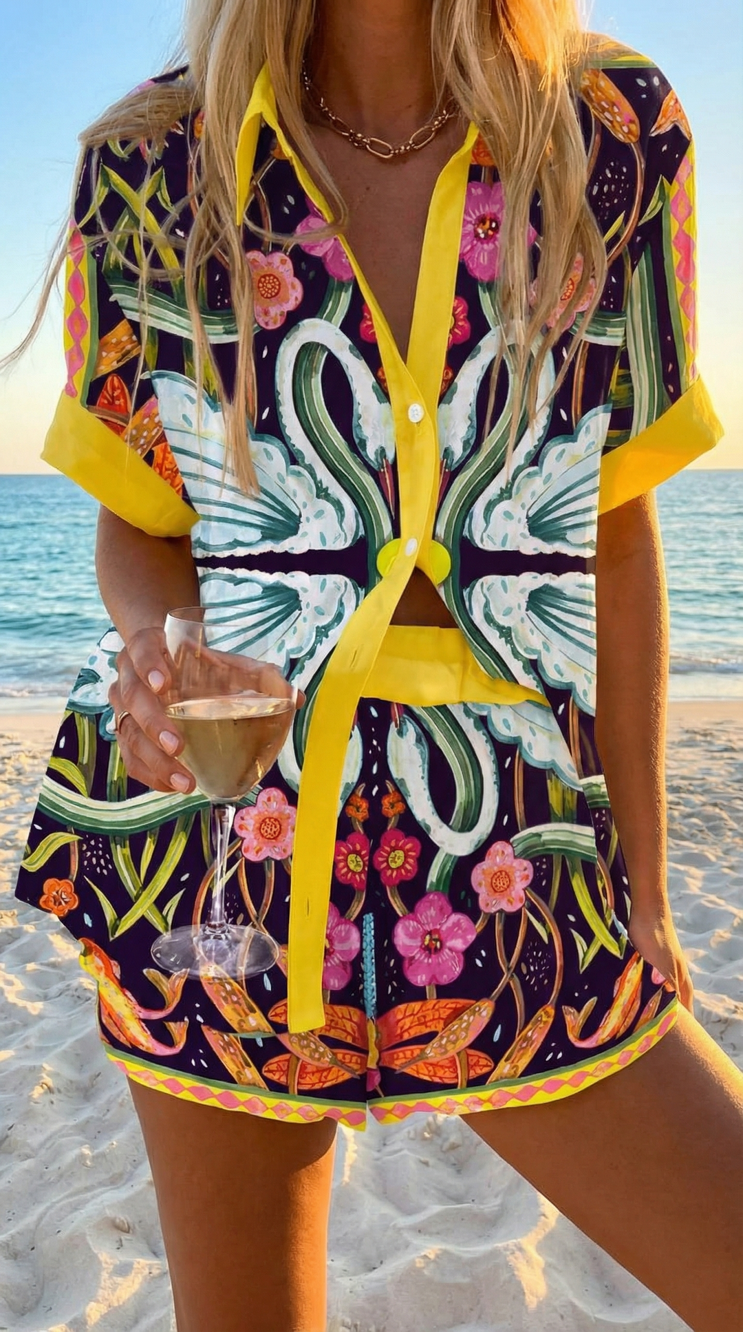 Otilia | Färgstarkt Strandset
