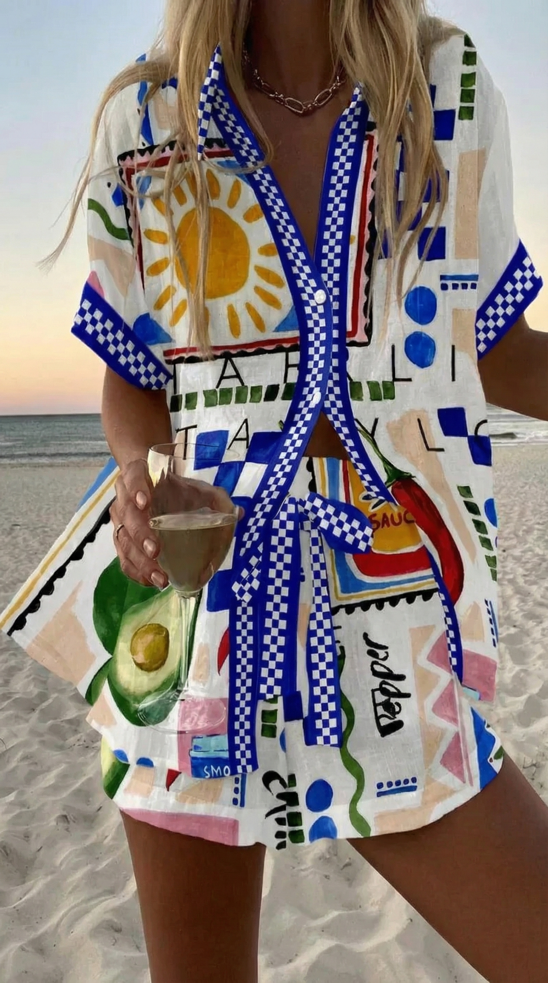 Florence | Färgstarkt Strandset