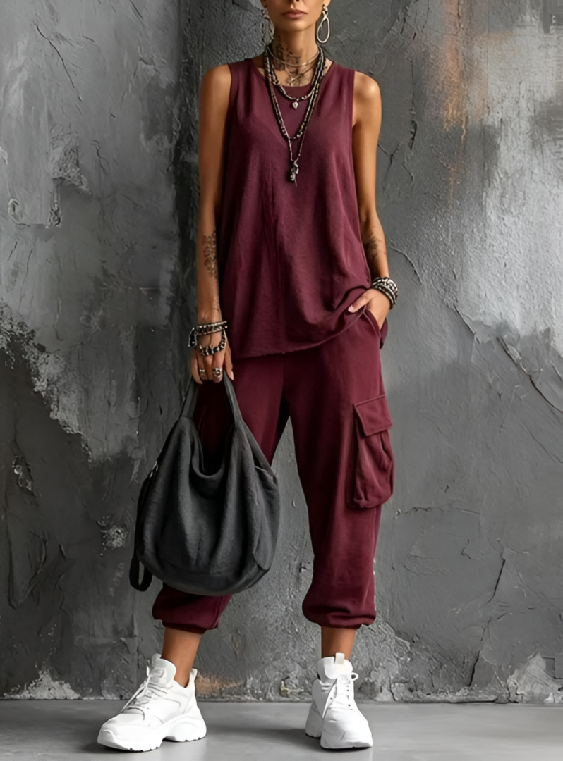 Valentina | Komplett Casual Mjuk med Fickor