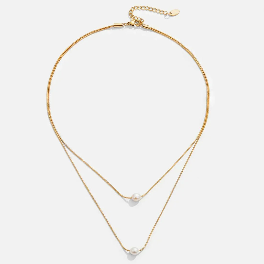 Sofistikerad Lagerpärlans Halsband