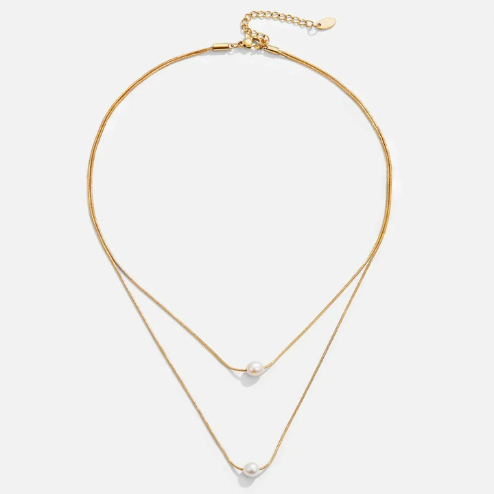 Sofistikerad Lagerpärlans Halsband