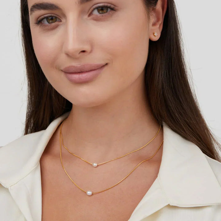 Sofistikerad Lagerpärlans Halsband