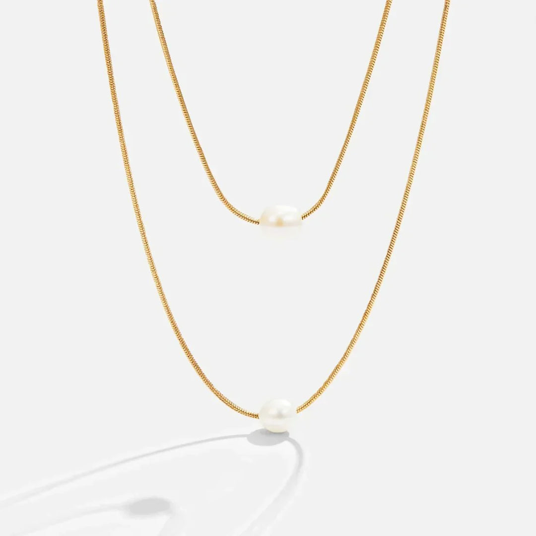 Sofistikerad Lagerpärlans Halsband