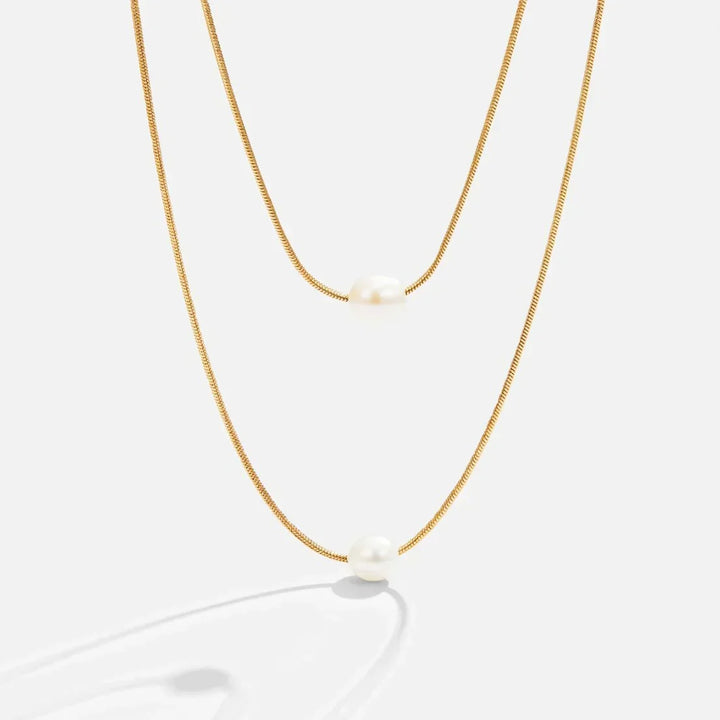 Sofistikerad Lagerpärlans Halsband